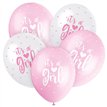 (5) 12IN PINK ITS A GIRL BALLOONS