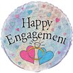 18IN HAPPY ENGAGEMENT PRISM FOIL