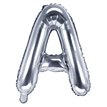 35CM SILVER LETTER A AIR FILL FOIL