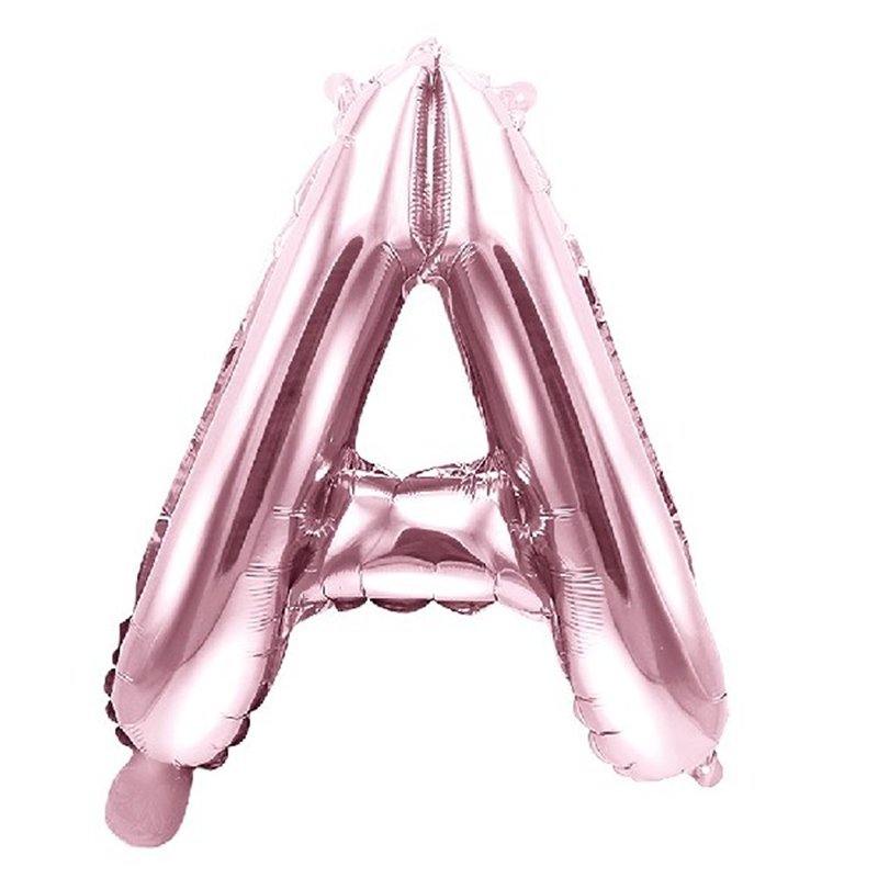 35CM ROSE GOLD LETTER A AIR FILL FOIL