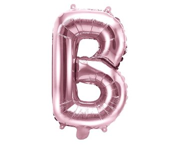 35CM ROSE GOLD LETTER B AIR FILL FOIL