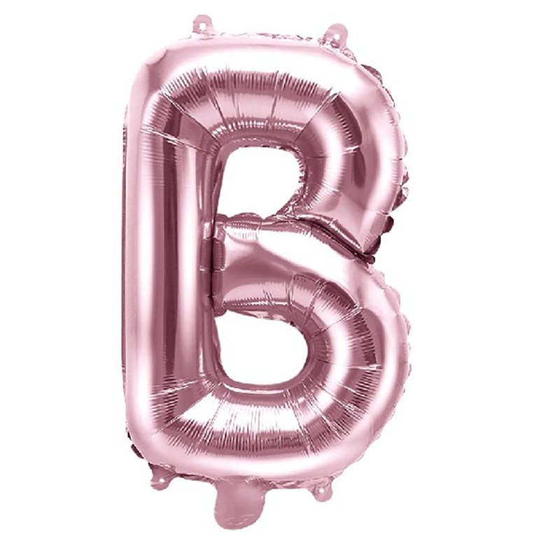 35CM ROSE GOLD LETTER B AIR FILL FOIL