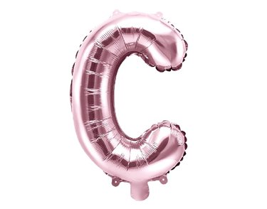 35CM ROSE GOLD LETTER C AIR FILL FOIL