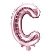 35CM ROSE GOLD LETTER C AIR FILL FOIL