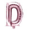 35CM ROSE GOLD LETTER D AIR FILL FOIL