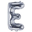 35CM SILVER LETTER E AIR FILL FOIL