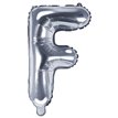 35CM SILVER LETTER F AIR FILL FOIL