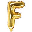 35CM GOLD LETTER F AIR FILL FOIL