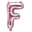 35CM ROSE GOLD LETTER F AIR FILL FOIL