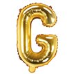 35CM GOLD LETTER G AIR FILL FOIL