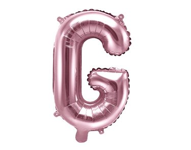 35CM ROSE GOLD LETTER G AIR FILL FOIL