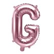 35CM ROSE GOLD LETTER G AIR FILL FOIL