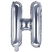 35CM SILVER LETTER H AIR FILL FOIL