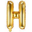 35CM GOLD LETTER H AIR FILL FOIL