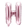 35CM ROSE GOLD LETTER H AIR FILL FOIL