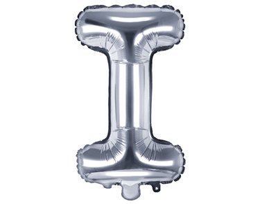 35CM SILVER LETTER I AIR FILL FOIL