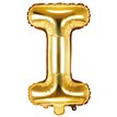 35CM GOLD LETTER I AIR FILL FOIL