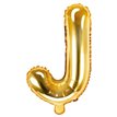 35CM GOLD LETTER J AIR FILL FOIL