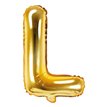 35CM GOLD LETTER L AIR FILL FOIL