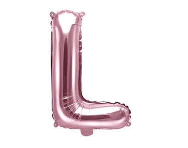 35CM ROSE GOLD LETTER L AIRFILL FOIL