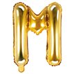 35CM GOLD LETTER M AIR FILL FOIL