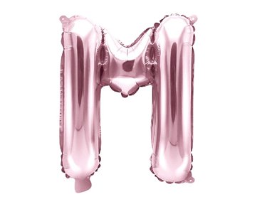 35CM ROSE GOLD LETTER M AIR FILL FOIL
