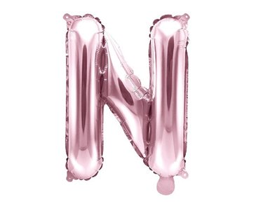 35CM ROSE GOLD LETTER N AIR FILL FOIL