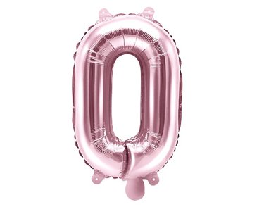 35CM ROSE GOLD LETTER O AIR FILL FOIL