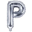35CM SILVER LETTER P AIR FILL FOIL