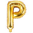 35CM GOLD LETTER P AIR FILL FOIL