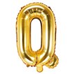 35CM GOLD LETTER Q AIR FILL FOIL