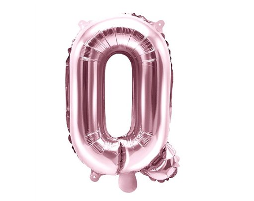 35CM ROSE GOLD LETTER Q AIR FILL FOIL