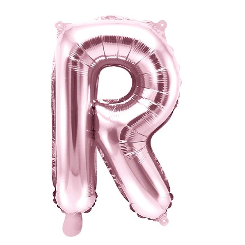 35CM ROSE GOLD LETTER R AIR FILL FOIL