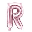 35CM ROSE GOLD LETTER R AIR FILL FOIL