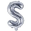 35CM SILVER LETTER S AIR FILL FOIL