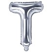35CM SILVER LETTER T AIR FILL FOIL