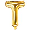 35CM GOLD LETTER T AIR FILL FOIL