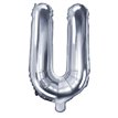 35CM SILVER LETTER U AIR FILL FOIL