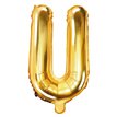 35CM GOLD LETTER U AIR FILL FOIL