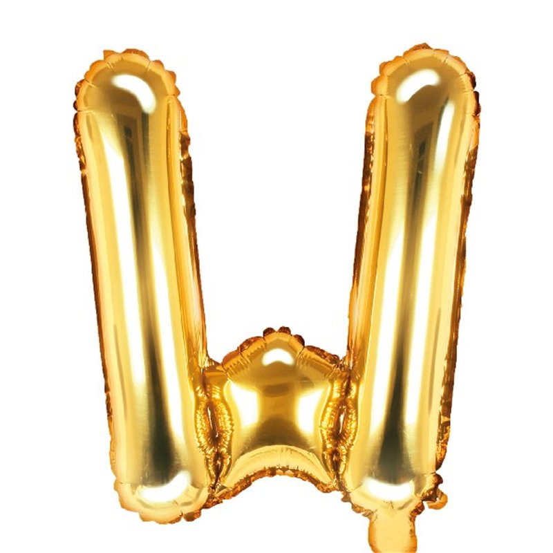 35CM GOLD LETTER W AIR FILL FOIL