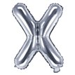 35CM SILVER LETTER X AIR FILL FOIL