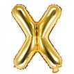 35CM GOLD LETTER X AIR FILL FOIL