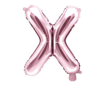 35CM ROSE GOLD LETTER X AIR FILL FOIL