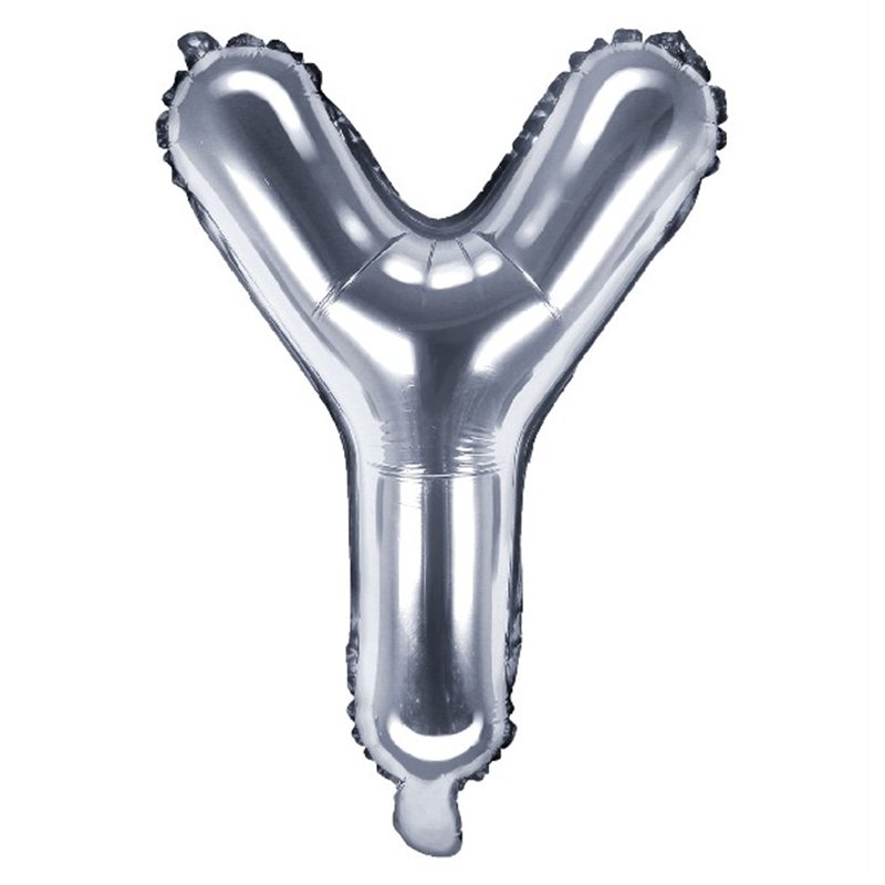 35CM SILVER LETTER Y AIR FILL FOIL