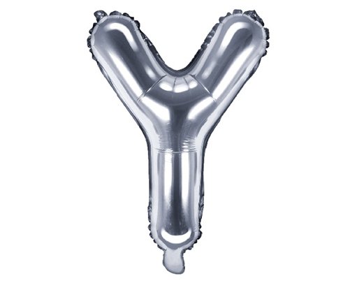 35CM SILVER LETTER Y AIR FILL FOIL