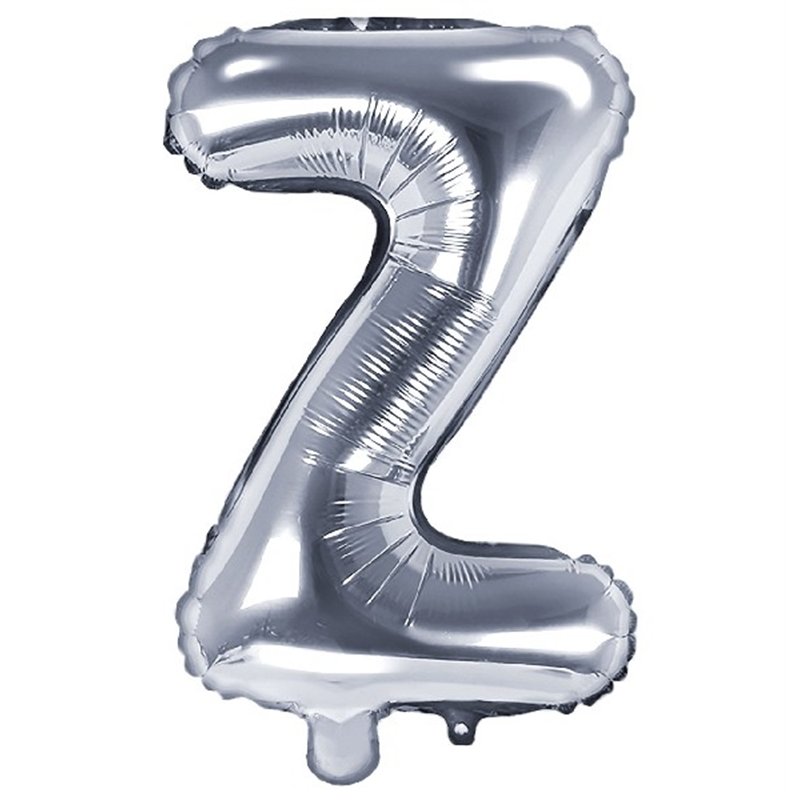 35CM SILVER LETTER Z AIR FILL FOIL