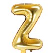 35CM GOLD LETTER Z AIR FILL FOIL