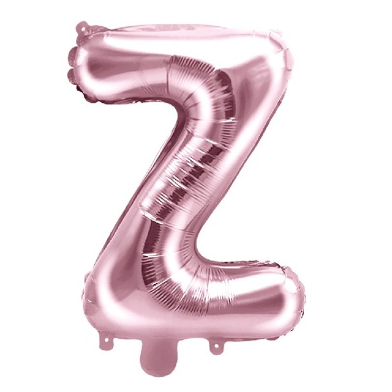 35CM ROSE GOLD LETTER Z AIR FILL FOIL