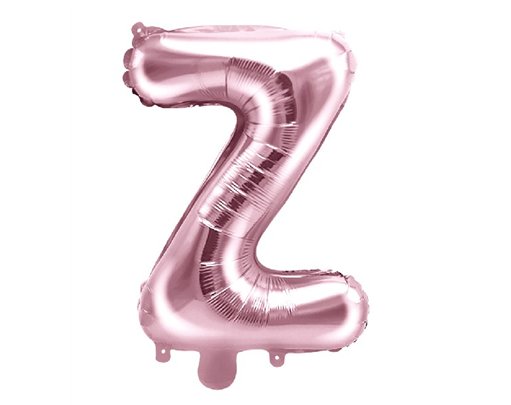 35CM ROSE GOLD LETTER Z AIR FILL FOIL