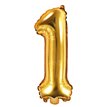 35CM GOLD NUMBER 1 AIR FILL FOIL